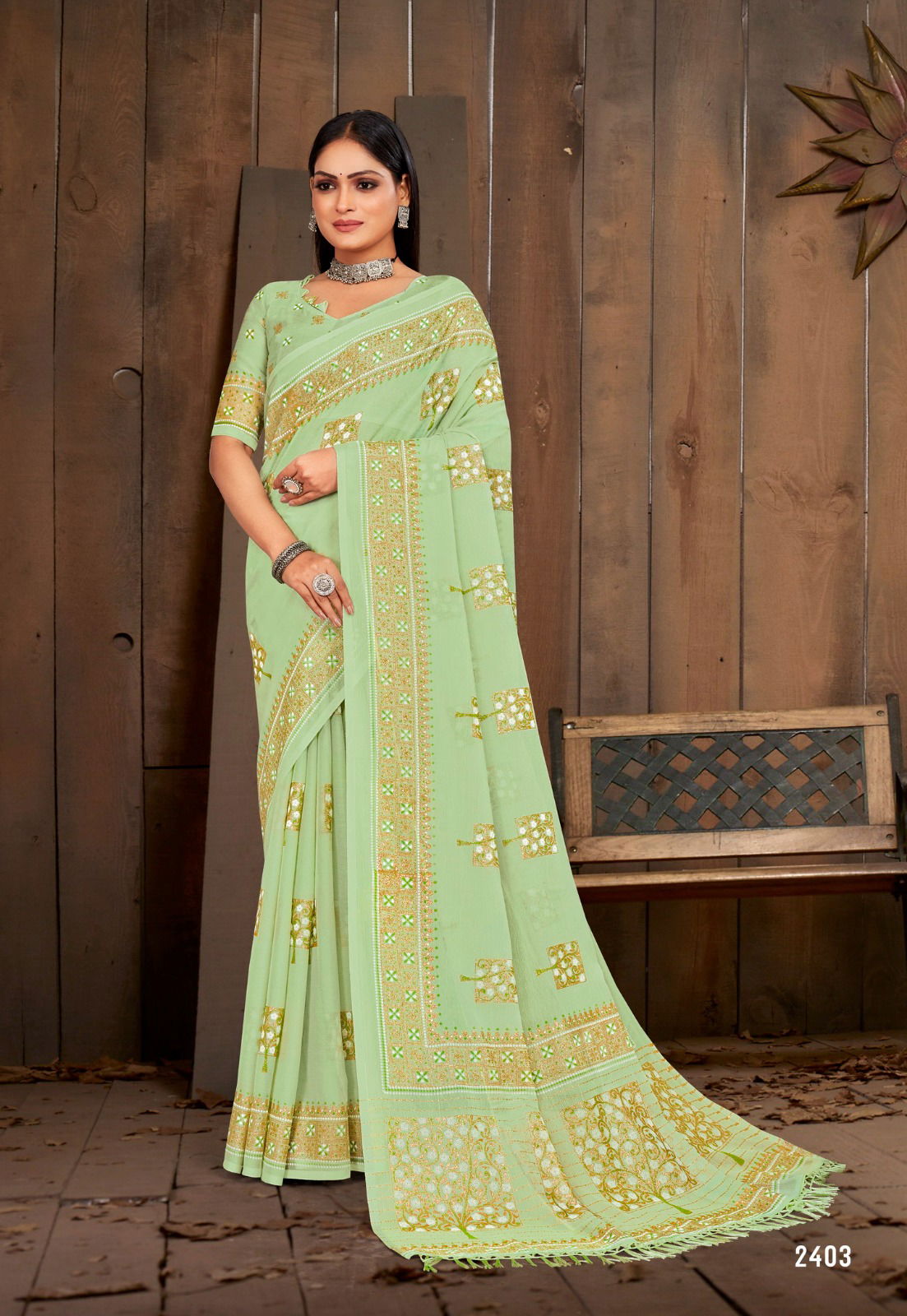 Vinamra Saffron Silk Vol 1 Party Wear Sarees Catalog